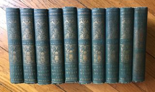 Rare The Of Edgar Allan Poe Circa1895 Harper & Brothers 10 Volume Set