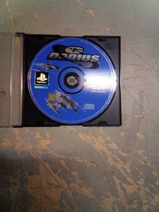 G.  Darius (sony Playstation 1,  1998) Rare Ps1 Disk Only Vg