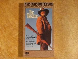 The Tracker Kris Kristofferson Vhs Rare 1st Edition Release 1988 Hbo Video