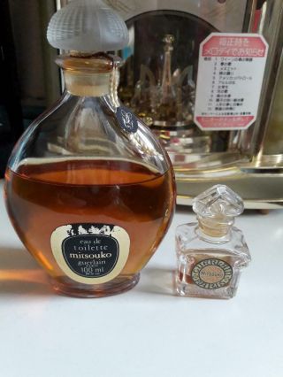 Guerlain Mitsouko 100 Ml 3.  3 Oz Eau De Toilette Perfume 70 Full Plus Rare Mini