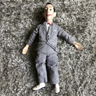 Pee Wee Herman 26” Vintage Doll Ventriloquist Dummy 1989 Rare Vtg Figure