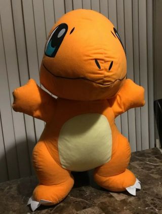Pokemon Charmander Huge Large 26” Plush Doll Rare Plush Stuffed Giant Stuffed