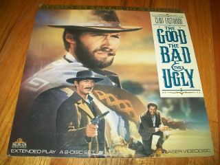 The Good,  The Bad And The Ugly 2 - Laserdisc Ld Widescreen Format Very Rare &