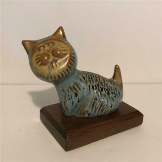 Blue Mountain Pottery Cat From 1960 