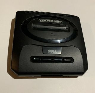 Sega Genesis Model 2 Ultra Rare Va4 Revision Console W/ Port Covers