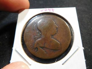 V247 Canada C.  1820 1/2 Penny Blackmith Token Charleton - Bl - 401a Rare