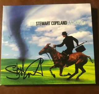 Rare Stewart Copeland Signed In Person Cd Cover (includes Cd)