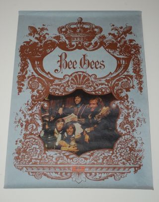 Very Rare 1971 Bee Gees Polydor Promo Shop Poster For 