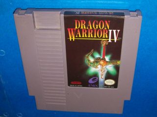 Dragon Warrior Iv 4 (nintendo Entertainment System,  1992) Rare Nes