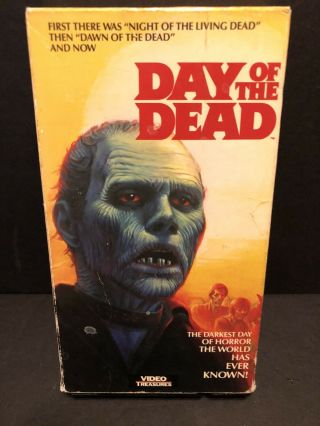 Day Of The Dead Rare Oop Horror Media Home Video Release Vhs Ntsc Htf