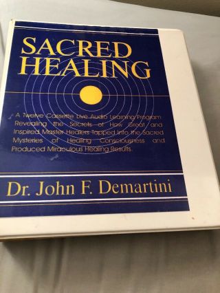 John Demartini Sacred Healing Rare Tape/mp3 Set