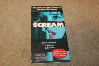 Scream Rare Neve Campbell Cover (vhs,  1997,  Behind - The - Scenes Featurette)