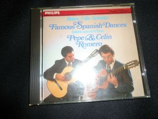 Famous Spanish Dances Pepe & Celin Romero Cd Guitar Rare