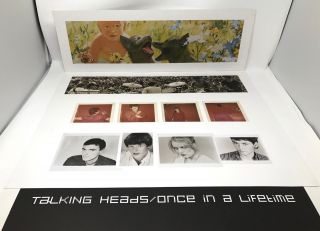 Rare Talking Heads Once In A Lifetime 8 " X24 " Promotional 5 - Lithograph Poster Set