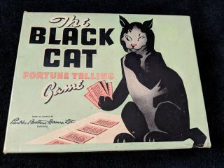 The Black Cat Fortune Telling Game By Parker Brothers (toronto) - Rare