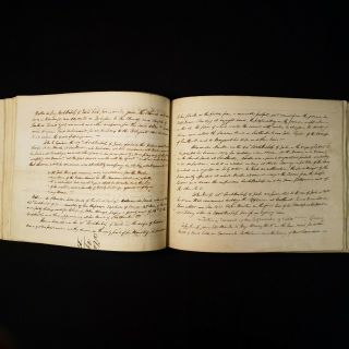 1832 MANUSCRIPT Nottingham Villages 117 HAND WRITTEN PAGES Unseen RARE 8