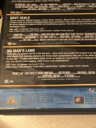 Men at Work/Navy Seals/No Man ' s Land (DVD,  3 - Disc,  2007) RARE & OOP,  GREAT COND. 4