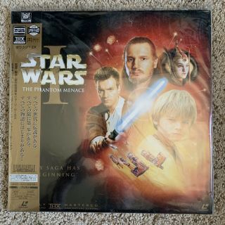Star Wars I - The Phantom Menace Japan Laserdisc W/obi - Very Rare