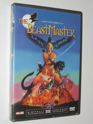 The Beastmaster : Rare Oop Anchor Bay - Marc Singer & Tanya Roberts R1 Usa/can