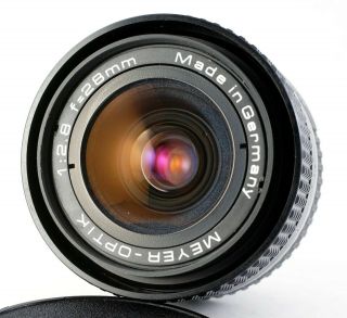Rare M42 Lens Meyer - Optik 28mm F/2.  8 Made In Germany 2.  8/28 Orestegon Formula