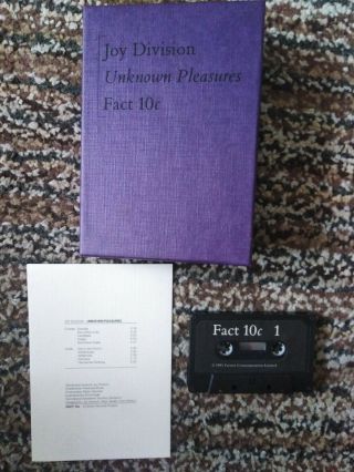 Joy Division Unknown Pleasures Tape Cassette Factory Records Fact 10c Boxed Rare