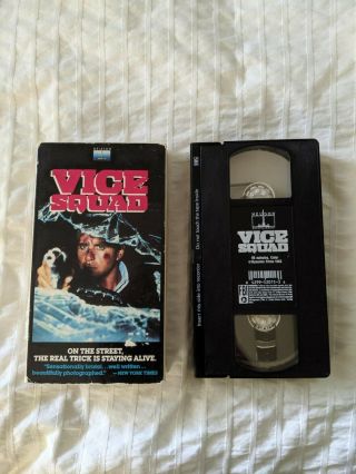 Vice Squad Vhs Video Wings Hauser Season Hubley Rare 1982