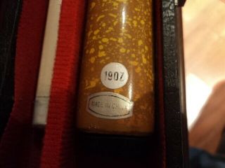Rare vintage,  19oz Winston Cigarette Billiard Cue,  Pool Stick With Matching Case 7