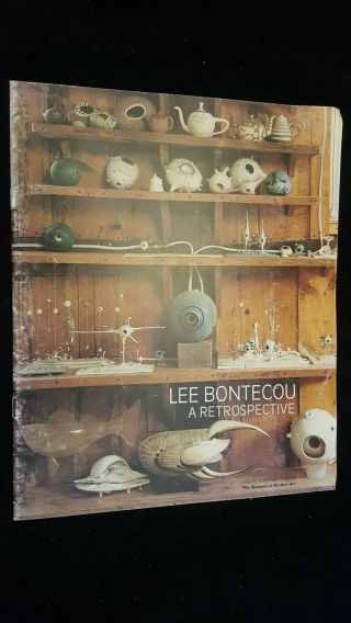 Lee Bontecou A Retrospective of Sculpture Drawing RARE 1st EDITION w/ STATEMENT 3