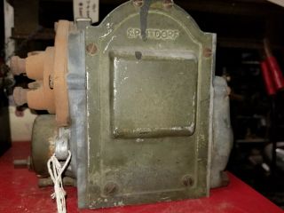 RARE VINTAGE SPLITDORF MODEL 46T MAGNETO FOR EARLY ROCK ISLAND TRACTORS & OTHERS 2