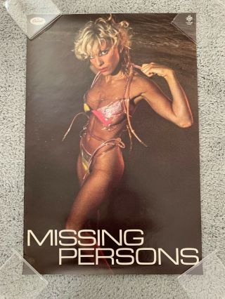 Dale Bozzio - Missing Persons 1982 Promo Poster - 30”x20” - Very Rare