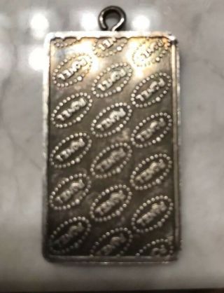 1 oz.  Silver Bar, .  999 Fine Silver,  One Troy Ounce,  Ronel Rare Hard To Find Art 4
