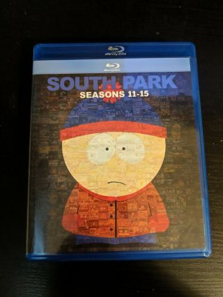 South Park Blu - Ray Seasons 11 - 15 Rare 11 12 13 14 15