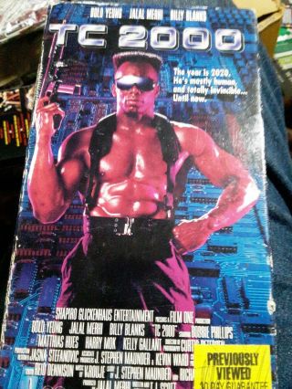 Tc - 2000 Vhs Rare Oop,  Billy Blanks,  Bolo Yeung,  Kickboxing,  Cult B - Movie 80 