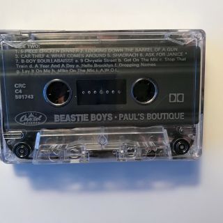 BEASTIE BOYS Cassette PAULS BOUTIQUE Album TAPE Lp Rare 90s Hip Hop EUC, 5