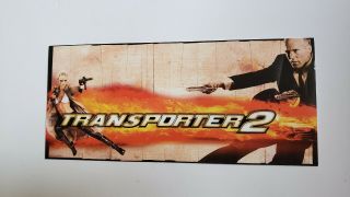 Rare 2005 The Transporter 2 Movie Promo Premiere Ticket - Jason Statham Film