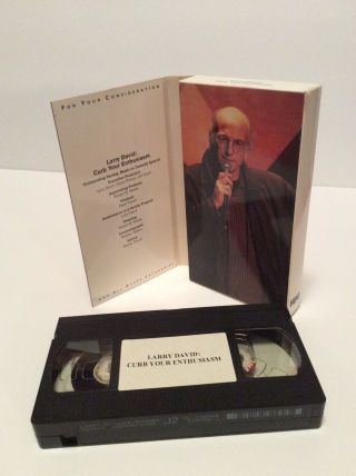 RARE Larry David: Curb Your Enthusiasm HBO Special.  Emmy Awards Screener VHS 3