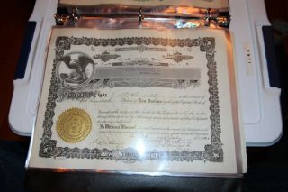 Merchandise Distributors Co Detroit Mi Stock Certificate 1920 Rare