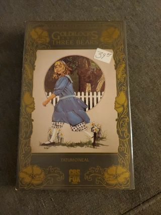Goldilocks And The Three Bears 1983 Faerie Tale Theatre Betamax Beta Very Rare