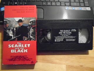 Rare Oop Scarlet And The Black Vhs Film 