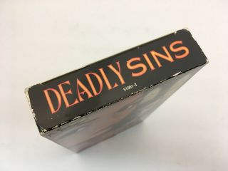 Deadly Sins (VHS,  1995) Rare OOP HTF Alyssa Milano Nude Schoolgirl NOT ON DVD 5