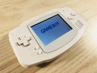 Rare White Gameboy Advance Ags 101 Mod