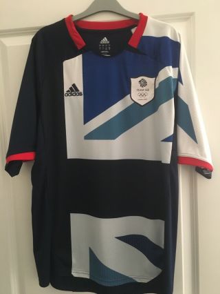 Team Gb 2012 London Olympics Home Football Shirt Size Large Mens Rare