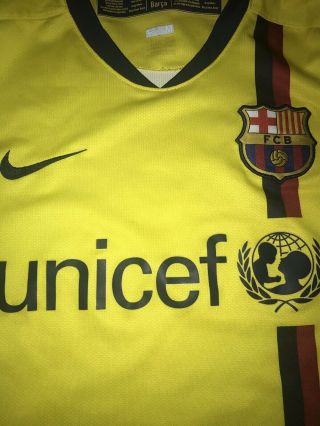Barcelona Away Shirt 2008/09 Medium Rare 2