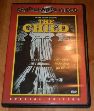 The Child Dvd Something Weird Video Harry Novak Out Of Print Rare Oop Horror