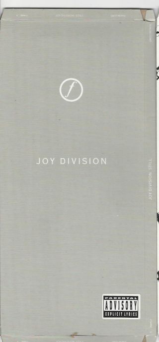 Joy Division Still - Rare Cd Long Box - No Cd Longbox Only