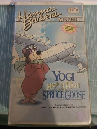 Yogi And The Magical Flight Of The Spruce Goose - (vhs,  1988) Rare