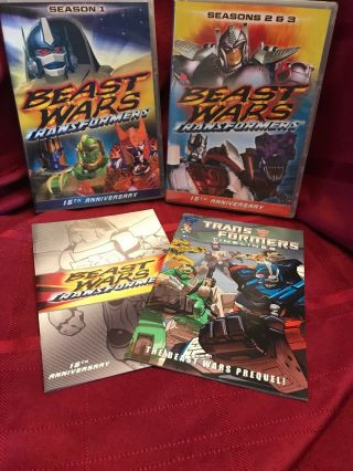 Beast Wars Transformers The Complete Series 15th Anniversary 8xDVD Complete RARE 5