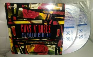Guns N Roses Use Your Illusion World Tour 1992 Tokyo 2 Vinyl Set Album Rare L@@k