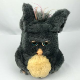 Furby 2005 - Black/brown Belly With Blue Eyes Hasbro Tiger 59294 Rare