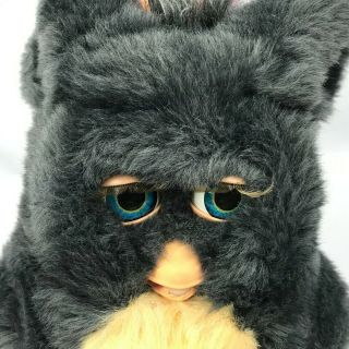 Furby 2005 - Black/Brown Belly with Blue Eyes Hasbro Tiger 59294 RARE 3